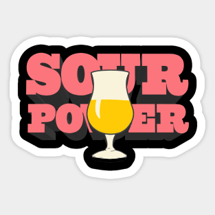 Sour Beer Graphic Design Sticker